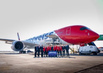 Një Airbus A350-900 “fringo” zbret në Aeroportin e Prishtinës, kompania e mori në dorëzim vetëm pak ditë më parë