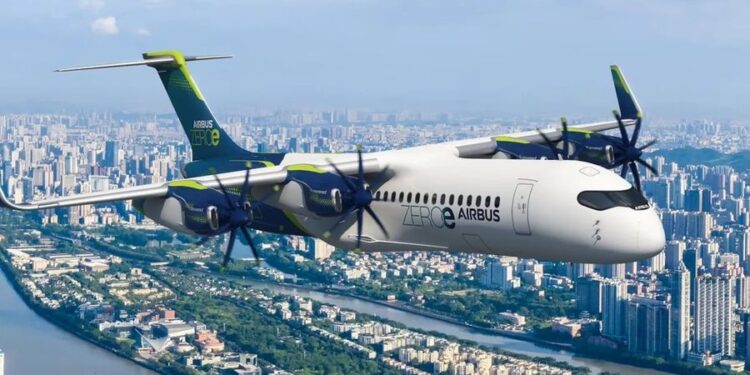 Airbus drejt prodhimit të avionit me Hidrogjen