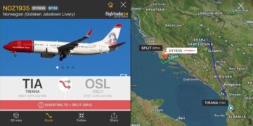Kriset xhami, avioni i linjës Tiranë-Oslo bën ulje emergjente në Split