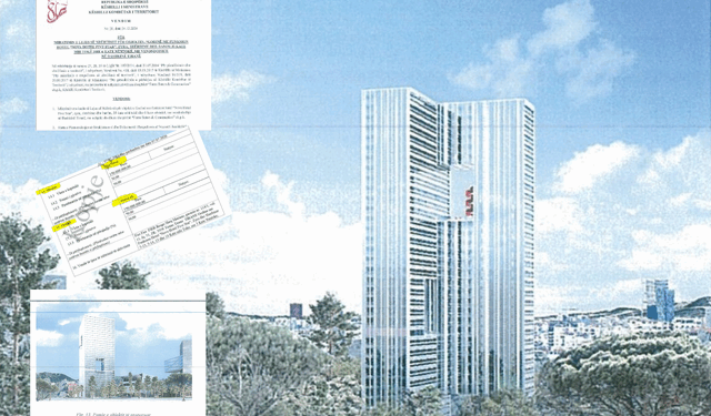 ZBARDHET LEJA\ Si u “rrit” nga 14 në 41 kate kulla që do të ndërtohet nga Aida Dushku, Ilir Shtufi dhe Mark Luli