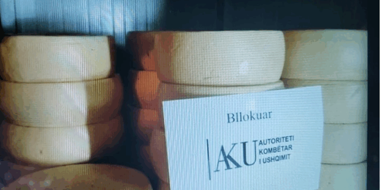 Në kulmin e shqetësimit për sigurinë ushqimore, AKU Shkodër njofton se bllokoi mbi 1 KV djath, por FSHEH arsyen