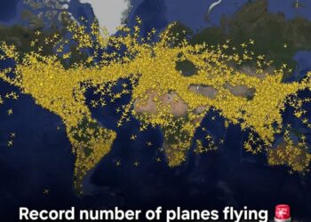 Rekord në qiell: Më shumë se 24 mijë avionë në të njëjtën kohë në fluturim në të gjithë globin