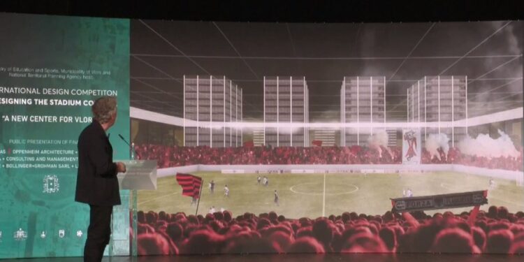 Stadiumit të Vlorës i ngulin dhe 6 kulla, njëra 40 kate