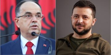 Zelensky reagon pas urimit të Presidentit Begaj për 34-vjetorit të Pavarësisë së Ukrainës