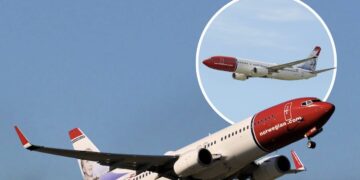 Avioni i Nowergian Air kthehet urgjentisht në aeroport pas një shpërthimi gjatë ngritjes