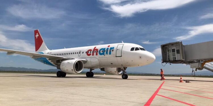 Kompania ajrore zvicerjane Chair Airlines nis për herë të parë fluturimet drejt Shqipërisë: Vlora dhe Tirana në itinerar