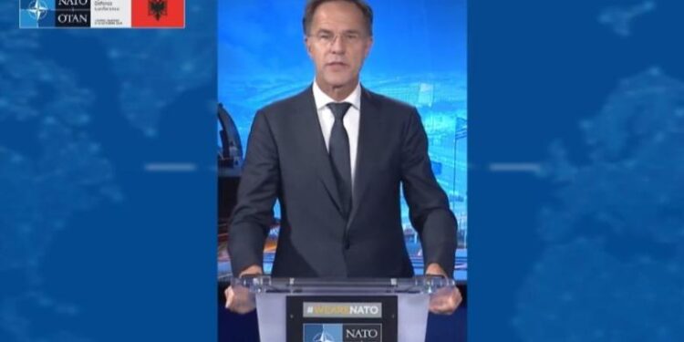 Rutte videomesazh në konferencën në Tiranë: NATO e fuqishme në hapësirën kibernetike, përballojmë çdo sulm