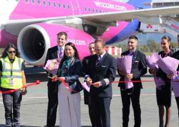 Aeroporti Ndërkombëtar i Tiranës inauguron fluturimin e parë të Wizz Air drejt Qipros