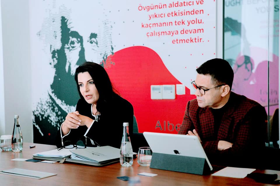 Belinda Balluku dhe Arben Ahmetaj, Ankara, fillim qershori 2022