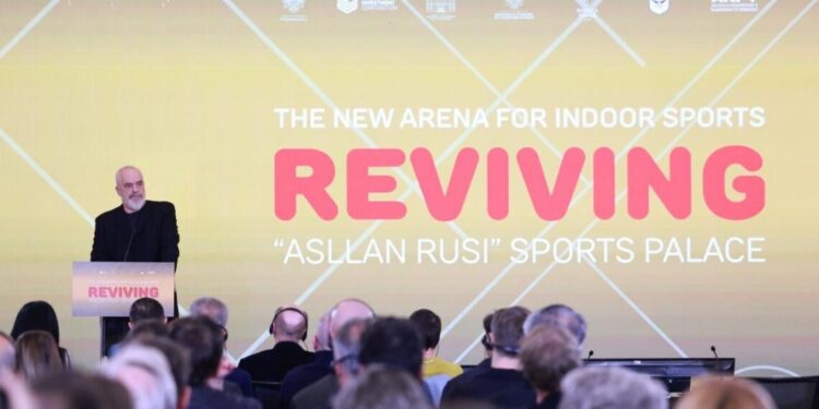 Rilindja e Pallatit të Sportit “Asllan Rusi”/ Rama: Synojmë të ecim sa më lart në aspekte ndërkombëtare