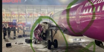 Janë të PAVËRTETA imazhet e zjarrit të pretenduar në një avion në Rinas! U prodhuan me AI