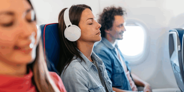 Pse duhet t’i hiqni kufjet kur flisni me stjuardesat në avion?