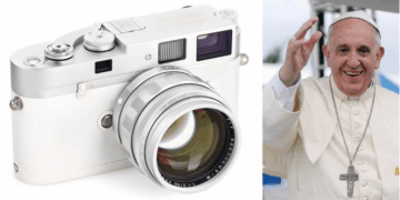 Aparati fotografik i Papa Françeskut shitet në ankand për 6,5 milionë euro