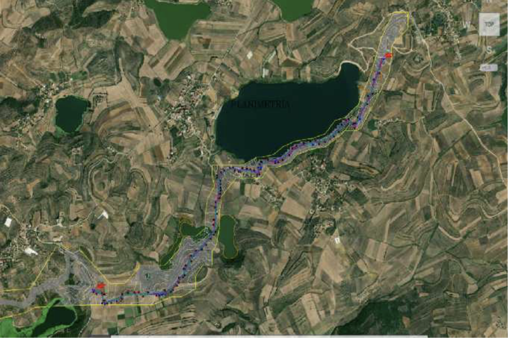 Gjurma e shtegut te liqeneve