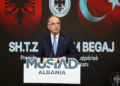 Begaj vlerëson rolin e MÜSİAD në forcimin e marrëdhënieve ekonomike Shqipëri-Turqi