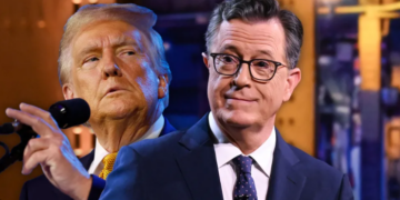 Donald Trump kundër emisioneve të vona të natës, thirrje CBS: Vëreni në gjumë Stephen Colbert!