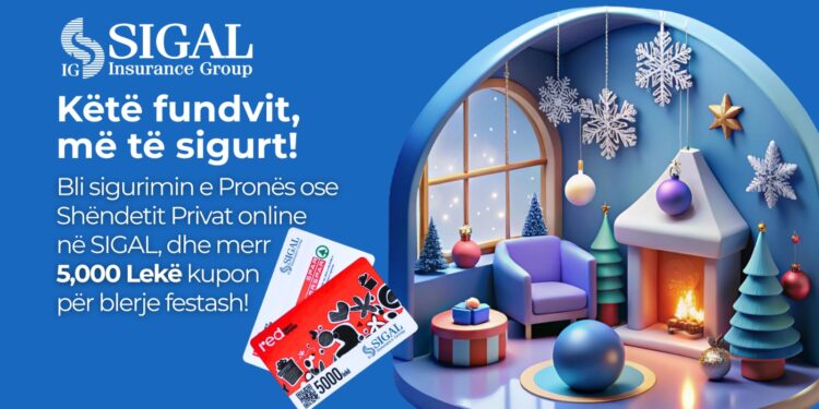 Blerjet online në SIGAL ju sjellin një dhuratë për festat e fundvitit