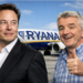 Një përplasje online mes dy të “krisurve” mund të kthehet në një operacion financiar përmes blerjes së Ryan Air nga Elon Musk