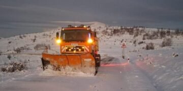 Temperatura deri në -15 gradë Celsius, ARRSH: Si është gjendja e rrugëve