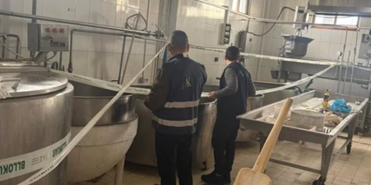 AKU bllokon mijëra kg produkte qumështi në një baxho në Fier