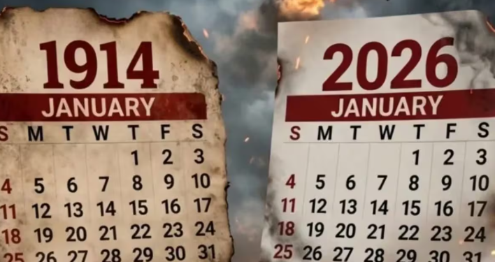 Rastësi apo cikël? 2026-ta përputhet plotësisht me kalendarin e 1914-ës, kur nisi Lufta e Parë Botërore