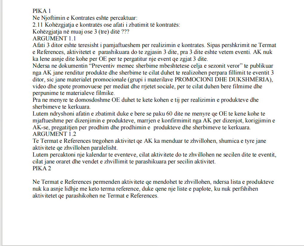 Argumentet e ankimimit ne KPP. Burimi: KPP. Aksesuar nga skyweb.al, date 10 prill 2026