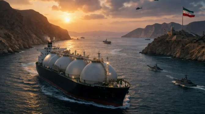 Anija e parë me gaz të lëngshëm kalon Ngushticën e Hormuzit