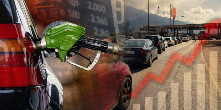 Konsumi i naftës në kufijtë e Maqedonisë trefishohet, 200 mijë litra në ditë blihen nga shqiptarët