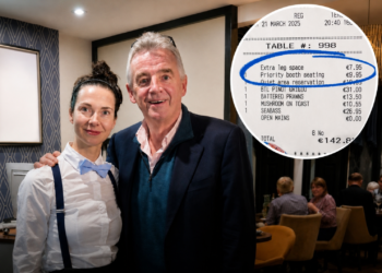 Pagesë për shtrirjen e këmbëve, CEO i RyanAir përballet me shakanë e çuditshme në restorant