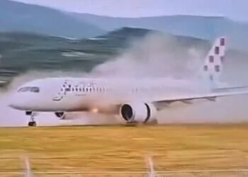 Fringo i ri, momenti kur avioni A220 i Croatia Airlines doli nga pista pasi hoqi dorë nga fluturimi në momentin e fundit