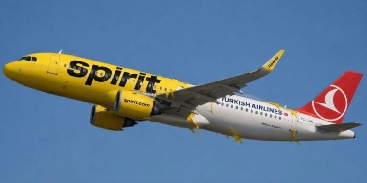 Turkish Airlines hedh sytë nga avionët e SPIRIT pas falimentit të kompanisë amerikane