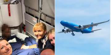 Foshnja lind në avion gjatë fluturimit drejt Italisë, merr emrin e pilotit