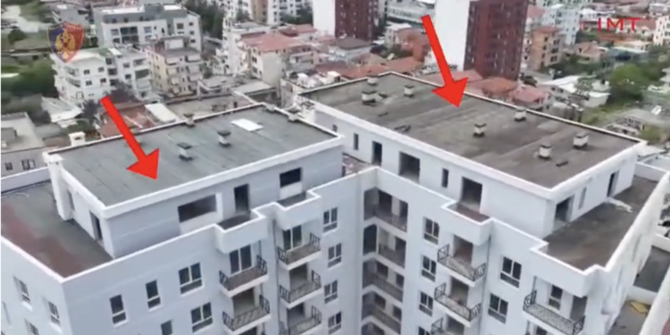Dy kate pa leje, konfiskohet pallati në Tiranë