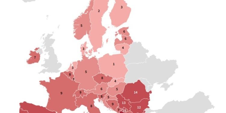 Harta, 39% e punonjësve shqiptarë nuk shtyjnë dot muajin, rekord në Europë
