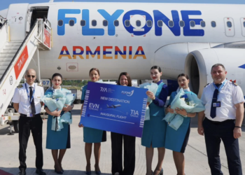 TIA mirëpret FlyOne Armenia dhe rikthen lidhjen direkte me Yerevanin