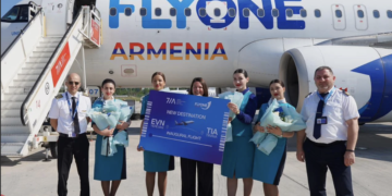 TIA mirëpret FlyOne Armenia dhe rikthen lidhjen direkte me Yerevanin