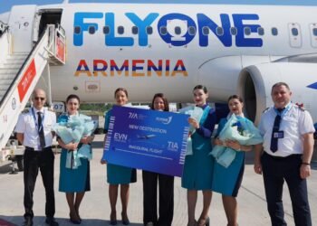 TIA mirëpret FlyOne Armenia dhe rikthen lidhjen direkte me Yerevanin