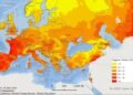 Harta e të nxehtit në Evropë, qendra e Shqipërisë e “përvëluar”