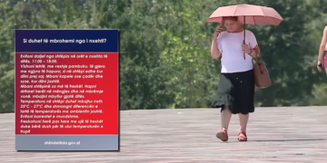 Temperaturat e larta, ekspertët e ISHP këshilla për qytetarët