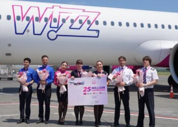Wizz Air feston arritjen e 25 milionë pasagjerevë në Shqipëri dhe 6-vjetorin e bazës në Tiranë