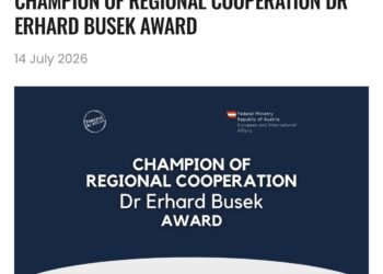 Hapen nominimet për Çmimin Kampioni i Bashkëpunimit Rajonal Dr Erhard Busek për vitin 2025