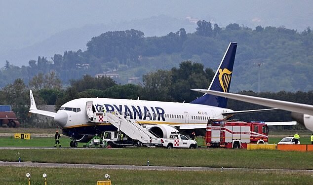 Avionit të Ryanair i shpërthyen katër goma gjatë uljes në Bergamo, raporti zbulon gabimet e ekuipazhit