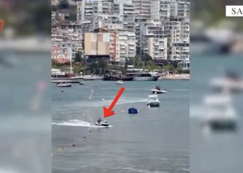 VIDEO/ Gjoba nga 5 mijë euro, si e pësuan dy “të fortë” me Jet Ski në Sarandë
