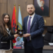 Drejtori i Përgjithshëm i AMP-së, Klevis Qose, pret në takim përfaqësuesit e ICITAP dhe Ambasadës së SHBA-së