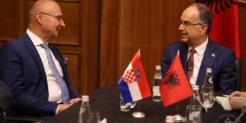 Presidenti Begaj pret ministrin e Jashtëm të Kroacisë, fokusi te mbështetja e Zagrebit për integrimin e Shqipërisë në BE