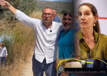 FOTO/ Mirela Kumbaro mbështet Saimir Korreshin e PD-së së sulmin ndaj Enea Karakaçit, ku i ka mbetur hatri ministres me kolegun?