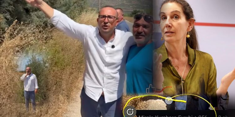 FOTO/ Mirela Kumbaro mbështet Saimir Korreshin e PD-së në sulmin ndaj Enea Karakaçit. Ku i ka mbetur hatri ministres me kolegun?