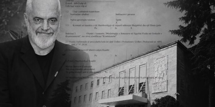 75 mln lekë për sigurinë e Kryeministrisë, çfarë parashikon tenderi “Konfidencial”