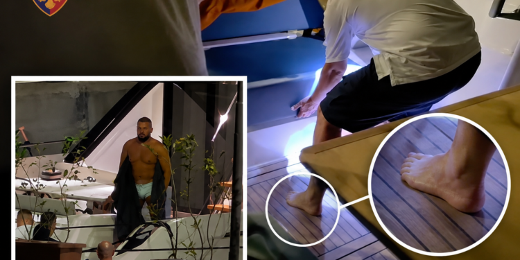 VIDEO/ Të shtënat në jahtin e Bruno Çelës, policët hoqën këpucët gjatë kontrollit (që të mos bënin pis?!)