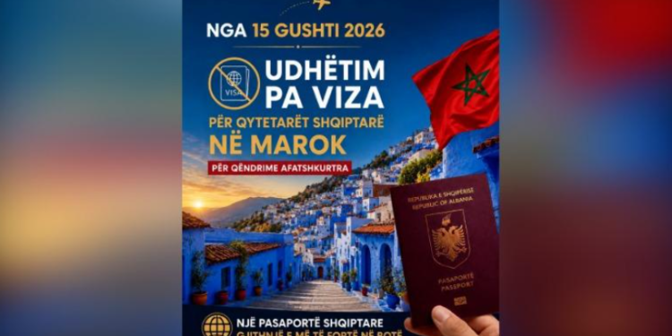 Maroku heq vizat për shqiptarët